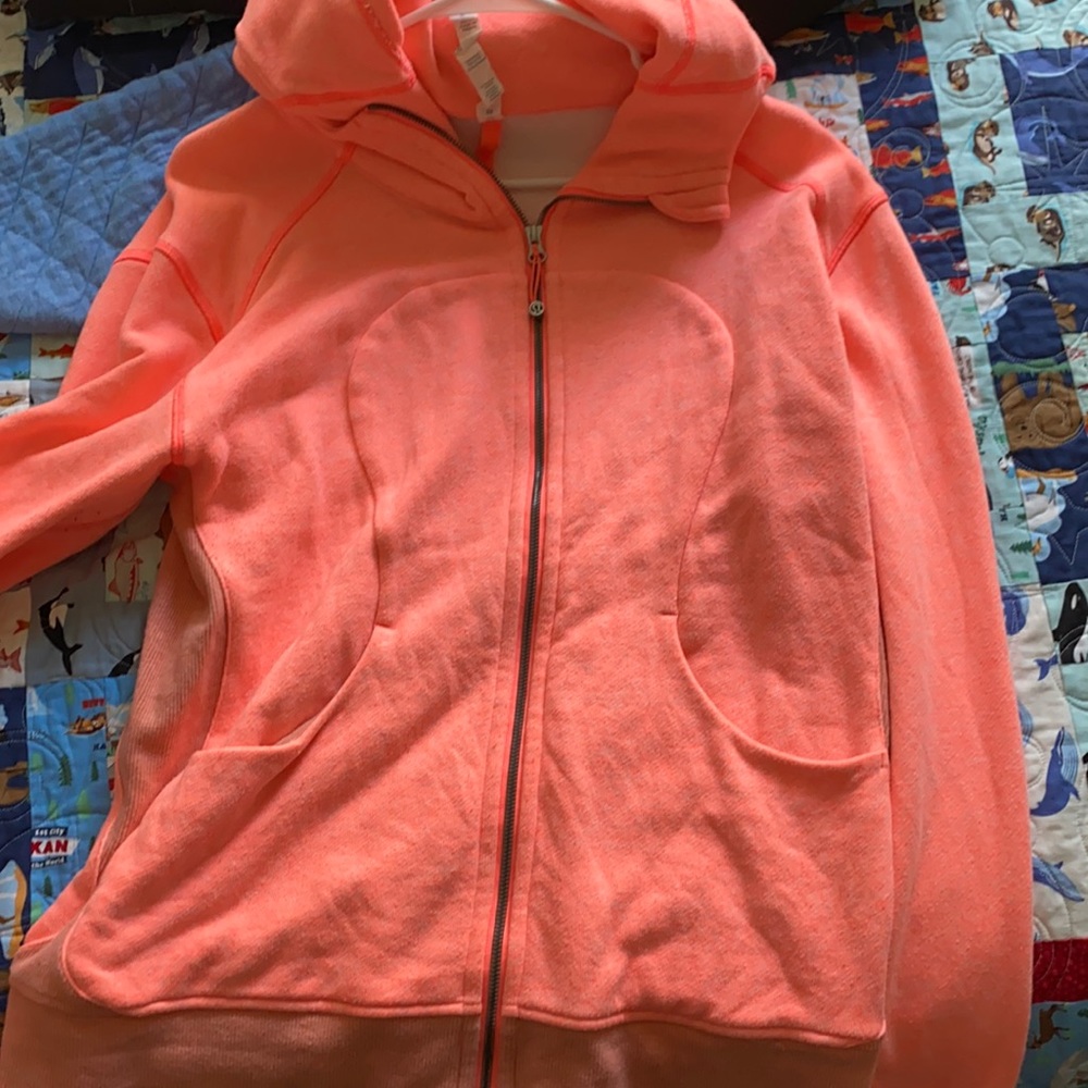 Lululemon scuba hoodie salmon color